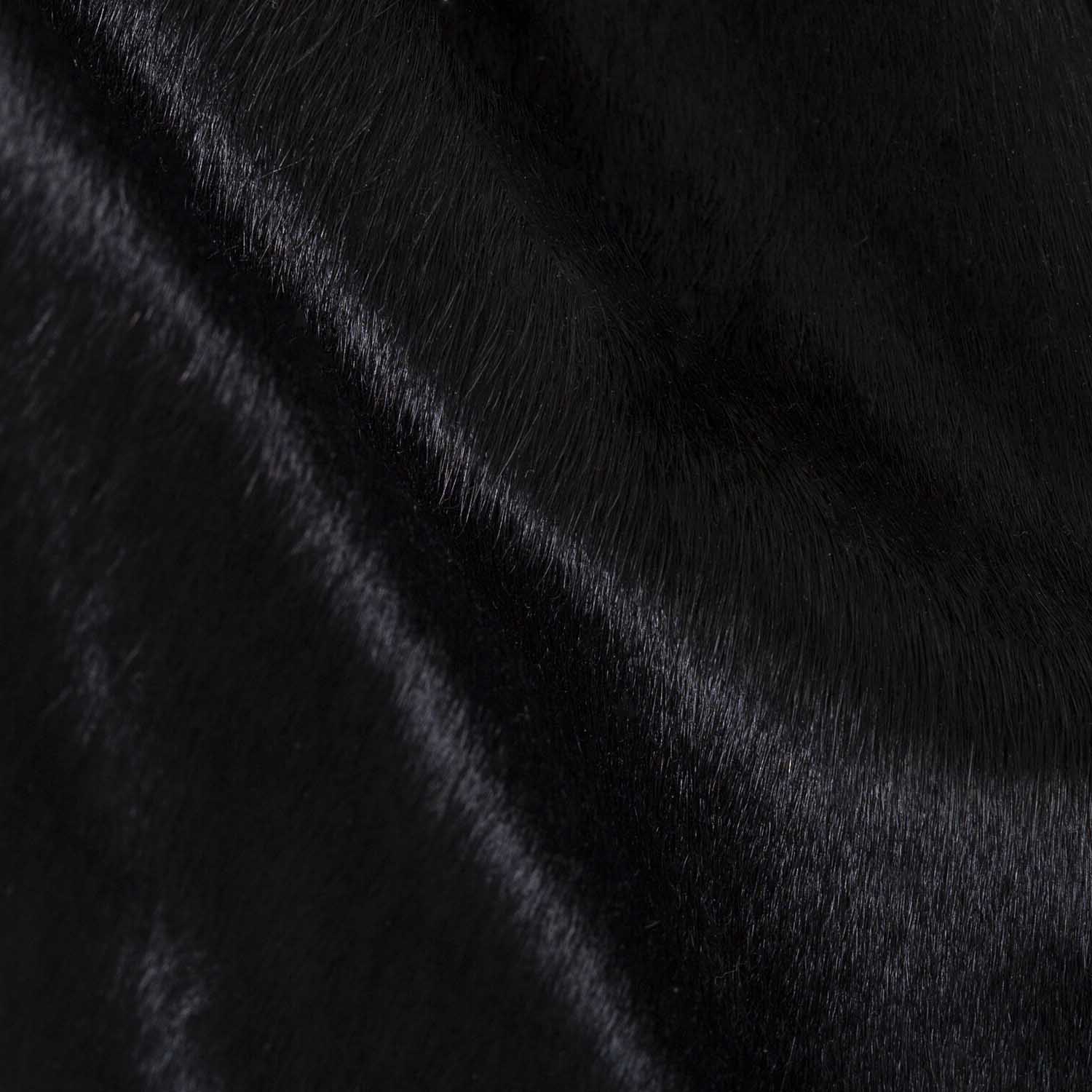 Black Dyed Cowhide Rug - Image 5