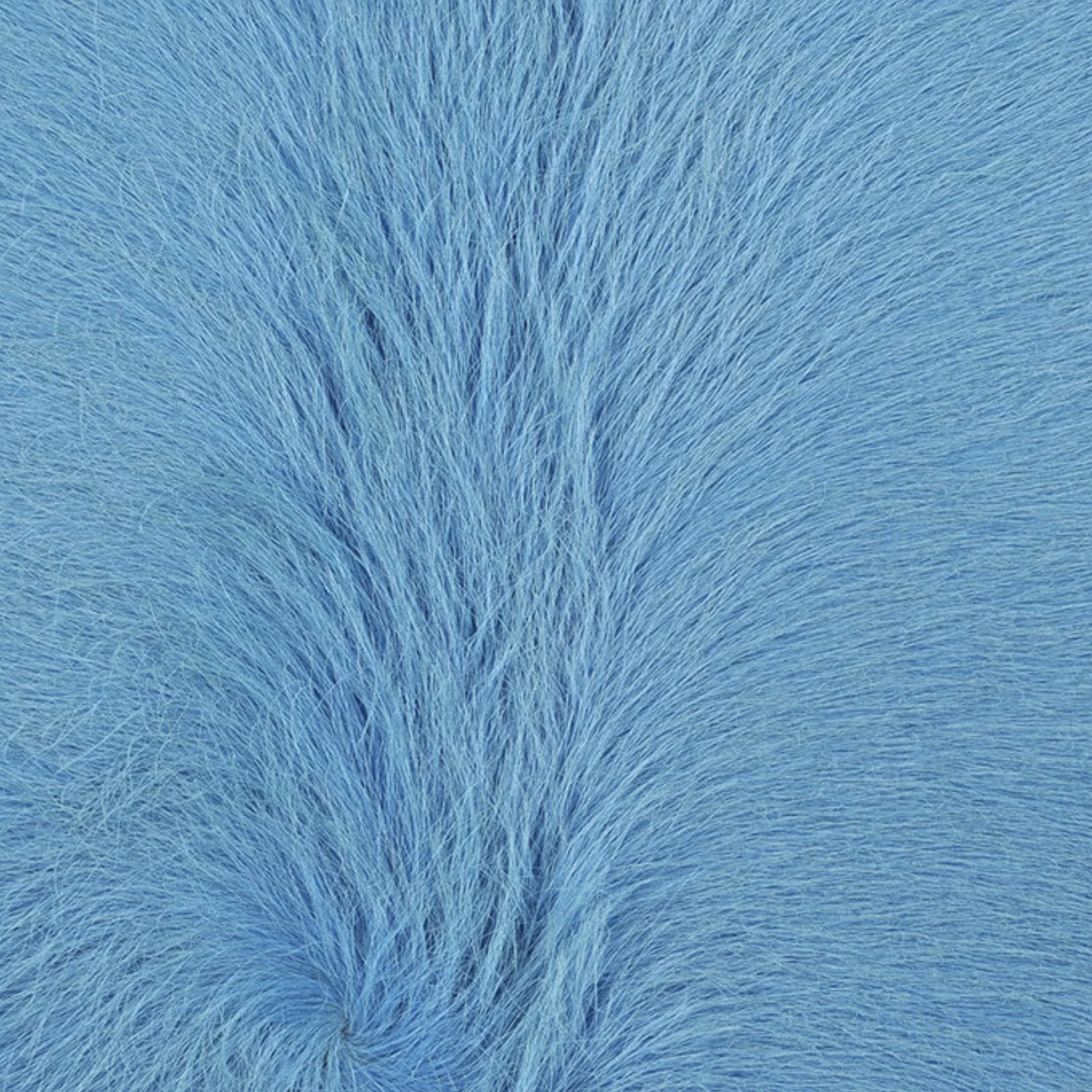 Sea Blue Dyed Cowhide Rug - Image 4