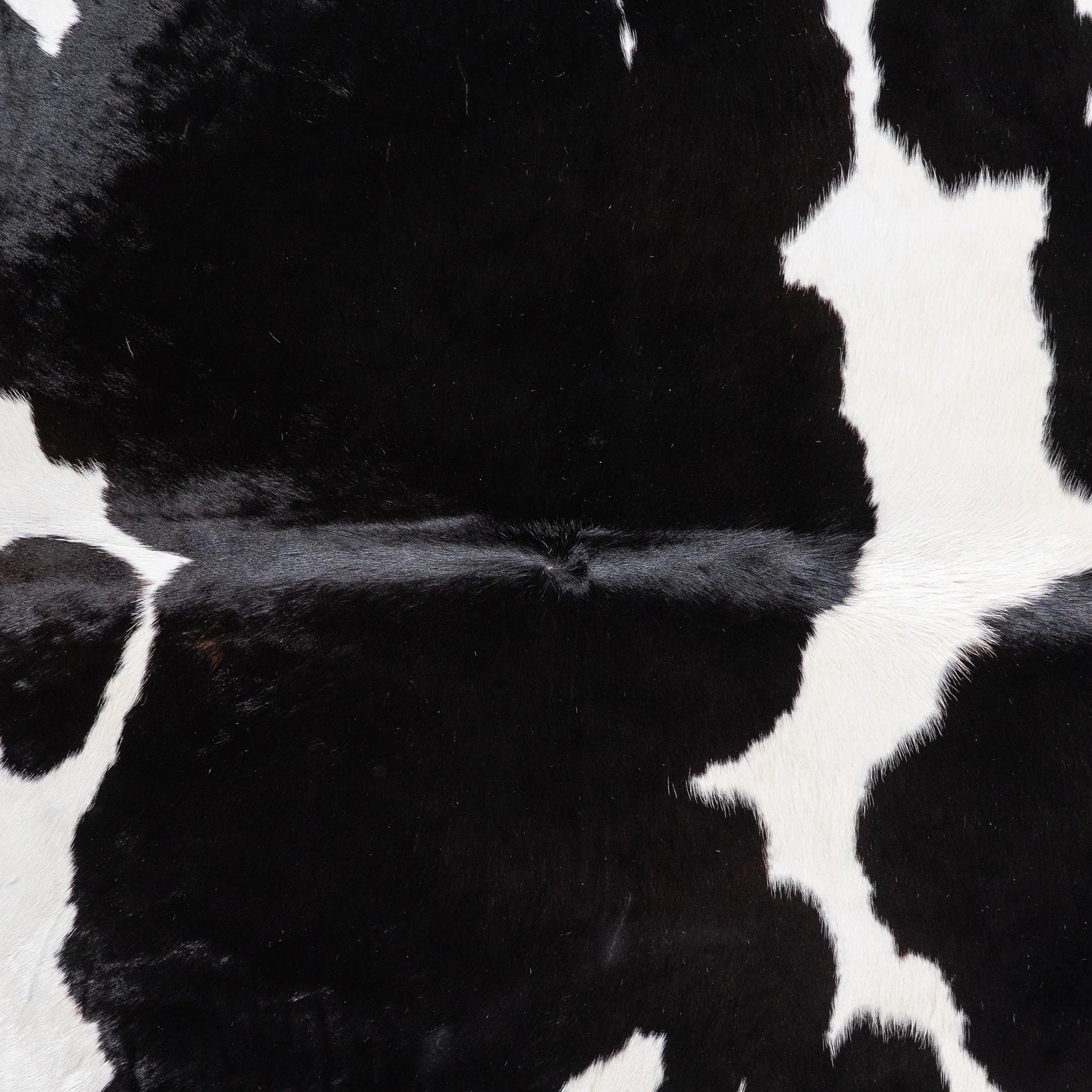 Brazilian Black and White Cowhide Rug Size 7'6" L x 7'0" W 4677 - Image 3