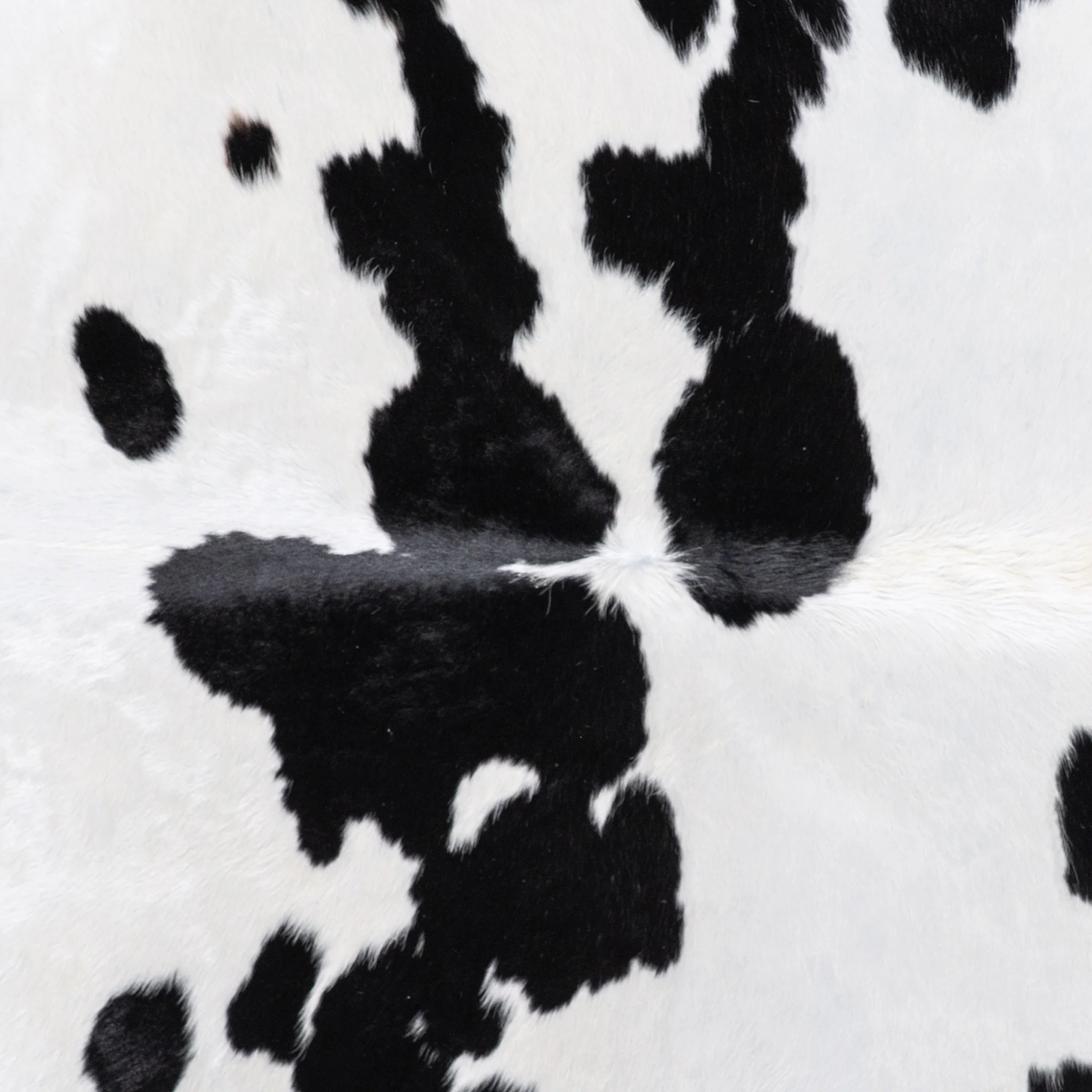 Brazilian Black and White Cowhide Rug Size 7'6" L x 7'1" W 4671 - Image 3