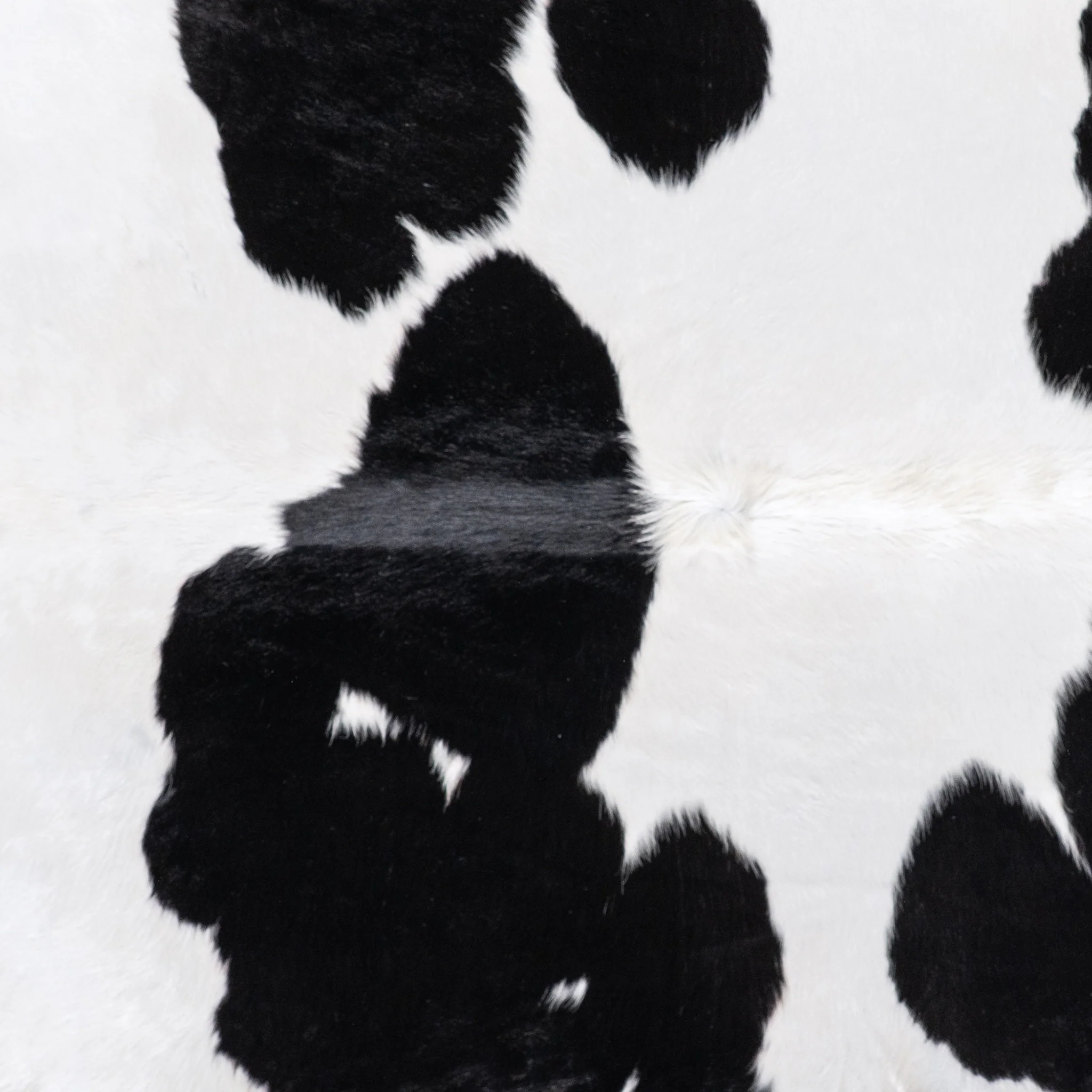Brazilian Black and White Cowhide Rug Size 7'9" L x 7'1" W 4670 - Image 3