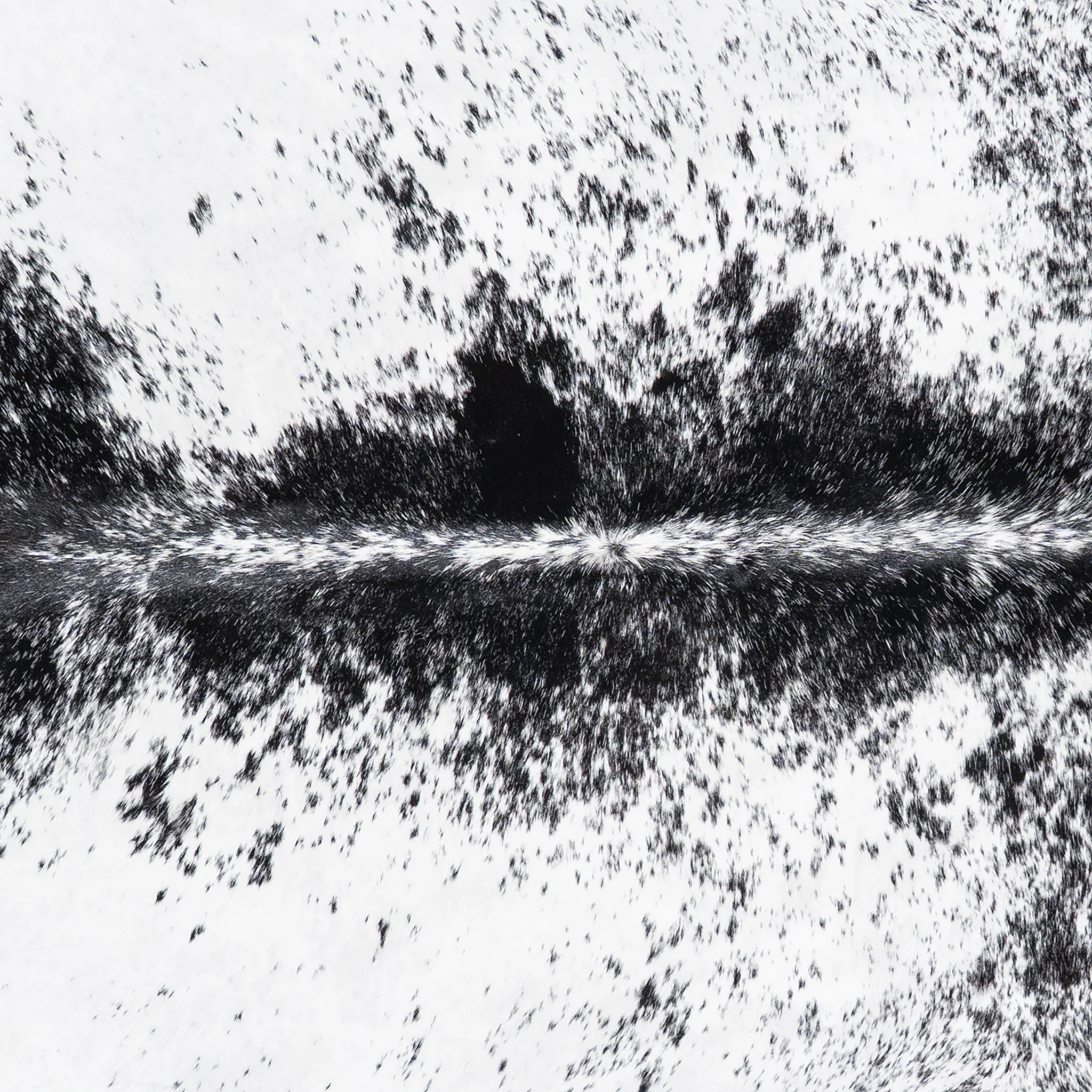 Brazilian Black Salt and Pepper Cowhide Rug Size 6'11" L x 6'2" W 5832 - Image 3