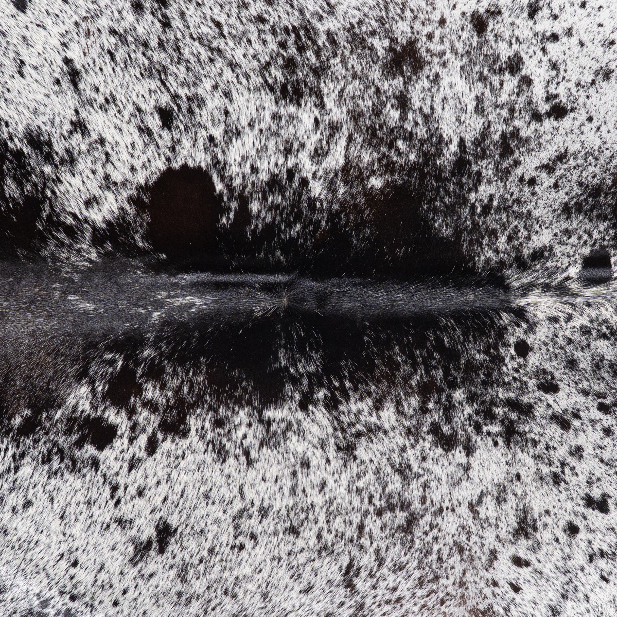 Brazilian Black Salt and Pepper Cowhide Rug Size 7'4" L x 6'9" W 5300 - Image 3