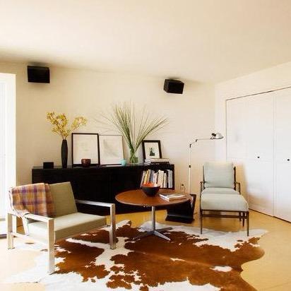 Brown and White Brazilian Cowhide Rug: XXL - Image 10
