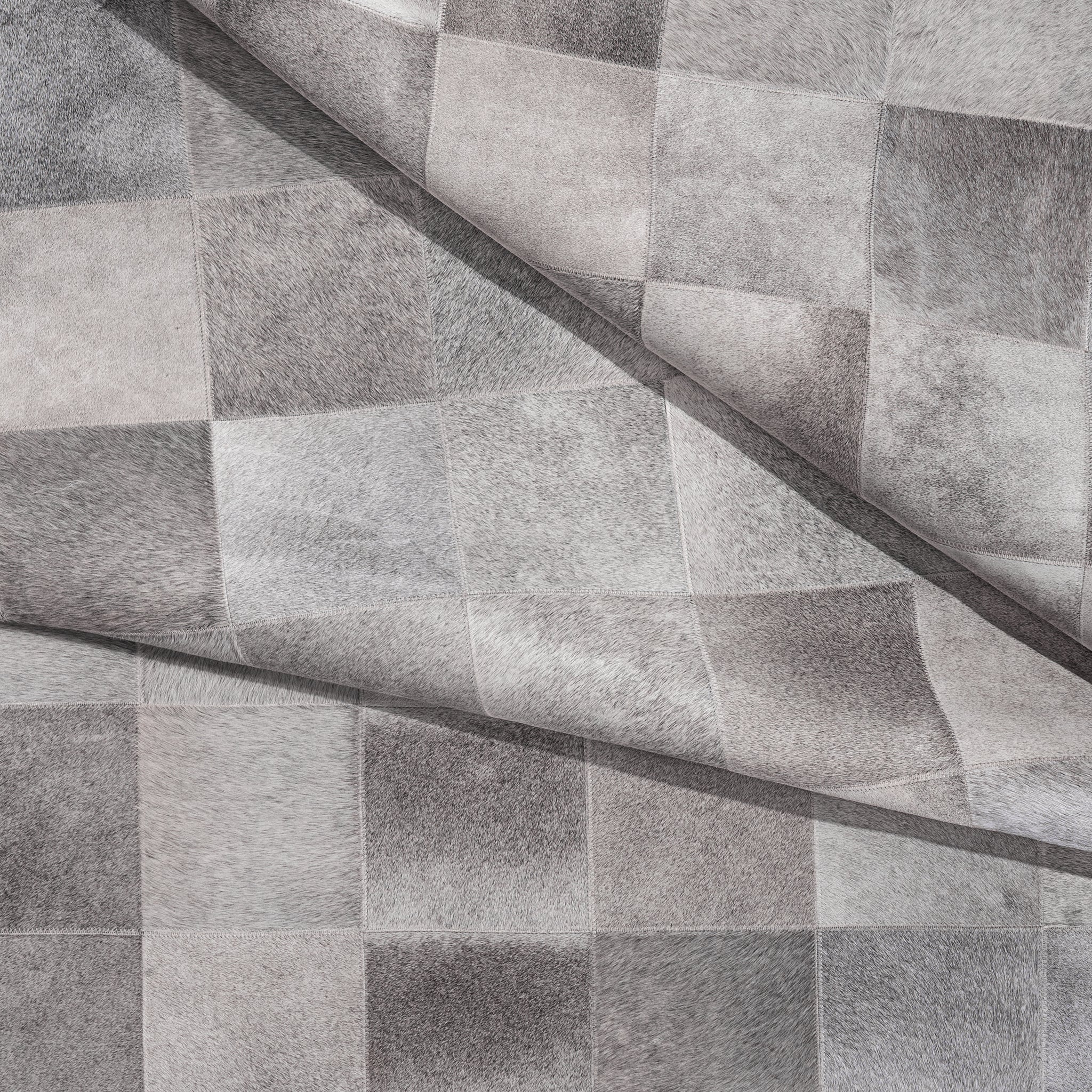 Rhodes Grey Cowhide Rug - Image 6